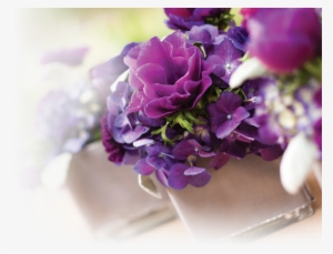 Floral Arrangements - Elegant Purple Flower Floral Png