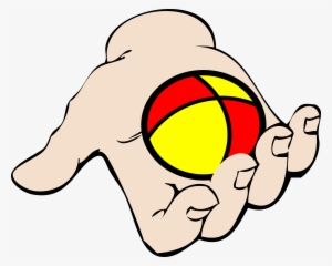 Juggling Ball Big Image Png - Ball In Hand Clipart