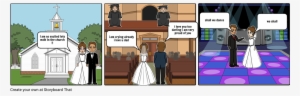 A Wedding - Cartoon