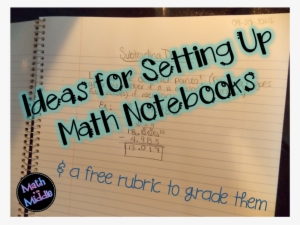 Ideas For Setting Up Math Notebooks - Notebook