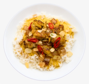 Chicken Curry With Coconut Rice - Rice And Curry Png