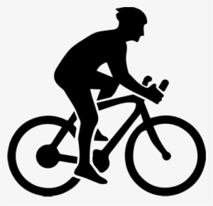 Christmas Cap Png - Cycling Silhouette