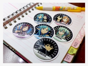 Sword Art Online Stickers - Anime