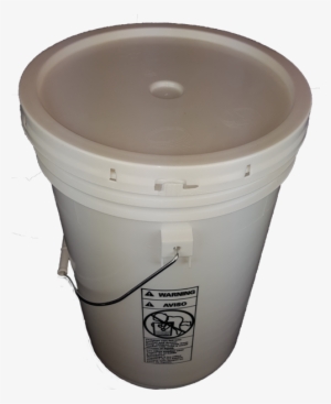 6 Gallon Round Plastic Bucket With Wire Bale Handle - Round Bucket