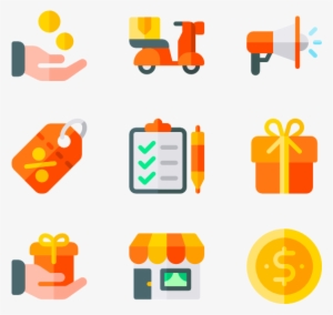 E-commerce 50 Icons - Illustration
