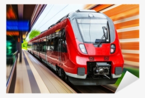 Fast Train Png Download - Fototapete Eisenbahn