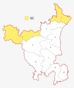Haryana Reserved Constituencies Map