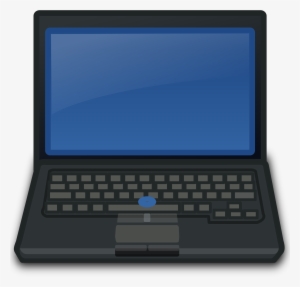 Blue Clipart Laptop - Netbook Clipart