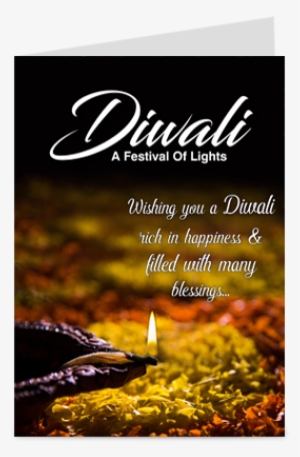 Gleaming Diwali Greeting Card