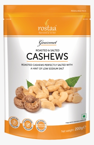 Nuts Clipart Cashew Nut - Rostaa Roasted Salted Cashew