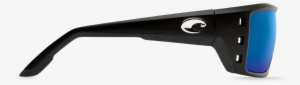 Costa Del Mar Permit Sunglasses In Matte Black, Tr-90 - Costa Del Mar Men's Permit Matte Black Rectangular
