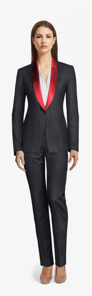 Blue Polyester Tuxedo - Whole Body Formal Attire Png
