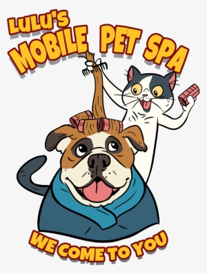 Lulu's Mobile Pet Spa Png Library Library - Cartoon