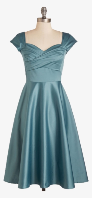 Pine All Mine Dress-dusty Blue - Autumnal Dresses