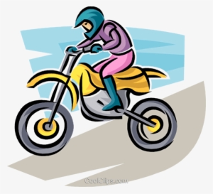 Motorcycle Rider Royalty Free Vector Clip Art Illustration - Motorcycle Rider Vector Png