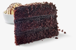 Chocolate Fudge Cake - Transparent Background Chocolate Cake Png