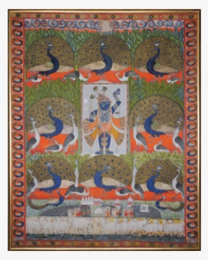 Mormukut Pichwai Of Krishna - Pichhwai