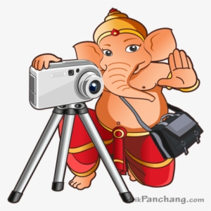 Bal Ganesha - Bal Ganesh With Camera Transparent PNG - 400x400 - Free  Download on NicePNG