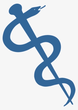 Snake, Staff, Symbol, Caduceus, Medicine, Medical - Rod Of Asclepius Logo Red