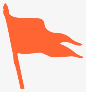 Clipart Eye Shiv - Orange Flag Png