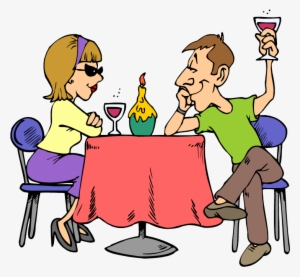 Free Dining Cliparts Download - Dinner For Two Cartoon