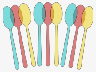 This Free Clipart Png Design Of Colorful Spoons Clipart