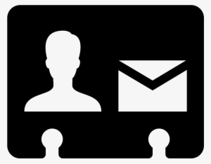 Mail Contact Filled Icon - Email