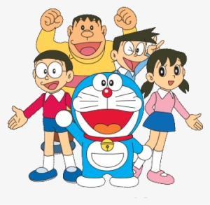 Doraemon In Hindi Hello Friends Werlcome To - Drawing Of Doraemon And  Friends - Free Transparent PNG Clipart Images Download