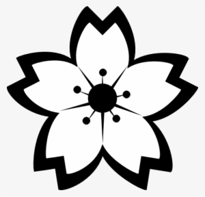 Gambar Bunga Sakura Hitam Putih Coloring - Flowers Clip Art Black And White