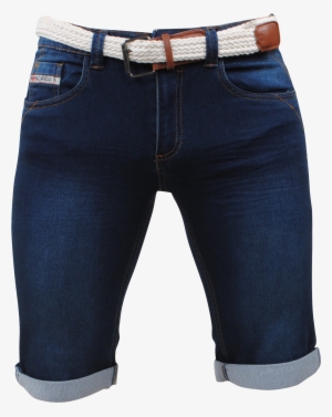 Men's Stretch Jeans Short With Free Belt - Geographical Norway Men