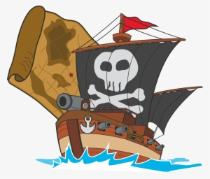 Pirate Cannon Clipart Png Image - Pirate Ship Clipart