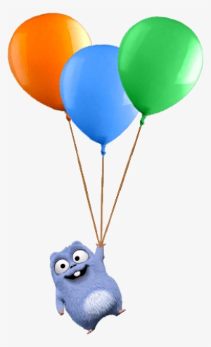 Lemming Attached To Balloons Png - Grizzy And The Lemmings Transparent