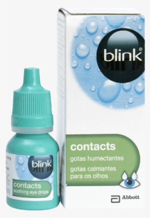 Blink Contacts Bottle - Blink Contacts Lubricant Eye Drops 10ml