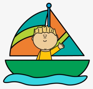 Banner Transparent Green Sailboat Panda Free Images - Sail A Boat Clipart