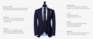 Our Premium Suiting - Blue Tuxedo Suit Black Waistcoat