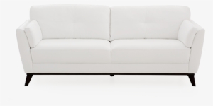 Image For White Sofa With Genuine Leather Seats From - New York City