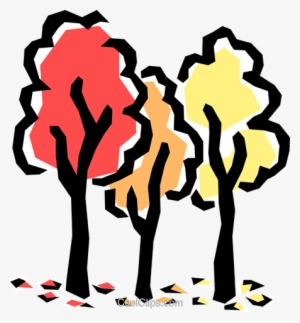 Tress In Fall Royalty Free Vector Clip Art Illustration - Hitherfield Primary School Address
