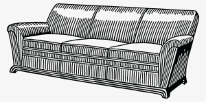 Free Clipart Of A Sofa - Sofa Set Clip Art
