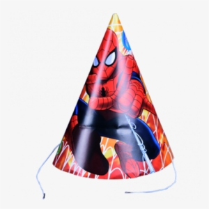 Spiderman Paper Cap Pack Of - Party Hat