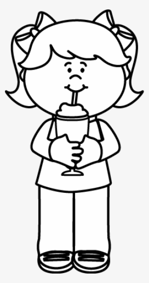 Milkshake Clipart Cool Drink - Drinking Clipart Black And White. cool circl...