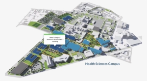 A 3d Rendering Of The Location Of The New College Of - Science