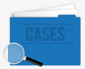 Case Study Blue Icon - Case Icon