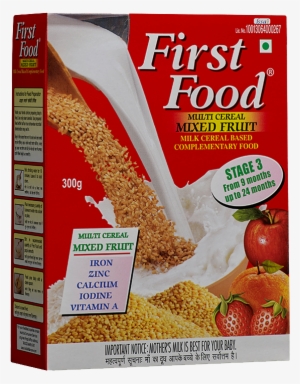 First Food Multi Cereal Mixed Fruit Stage 3 Refill - First Food