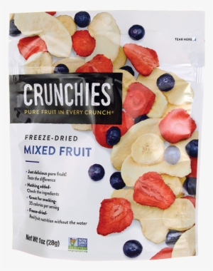Crunchies Food Crunchies Mixed Fruit, 1 Oz - Crunchies Freeze-dried Fruit Mixed Fruit - 1.2 Oz