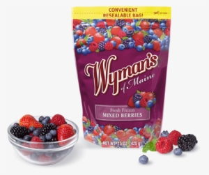 Mixed Berries - Wyman's Wild Blueberries In Water - 14 Oz Can