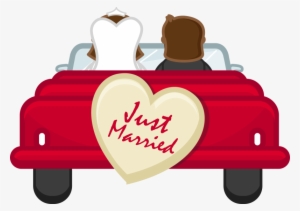 Pin Wedding Clipart Png Free Download - Just Married Car Png