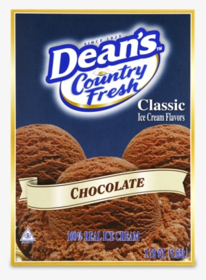 Dean's Country Fresh Classic Chocolate Ice Cream - Dean's Country Fresh Ice Cream 473ml