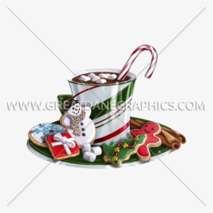 Christmas Hot Chocolate - Clip Art
