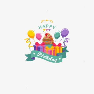 Happy Birthday Calligraphy Transparent Png - Transparent Background Png Birthday