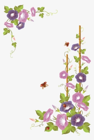 Flores Ilustraciones En Png Para Artesanía Y Diseños - Marcos De Caratulas De Flores